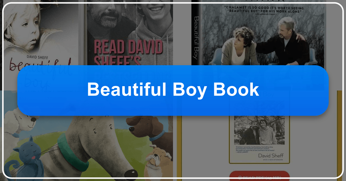 "Beautiful Boy" by David Sheff explores addiction's impact on families with raw honesty and emotional depth. /images/beautiful-boy-book.png