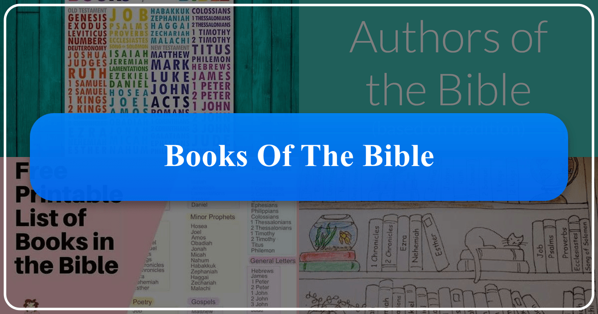 Exploring the Bible's structure, genres, authors, and cultural impact in a comprehensive and insightful analysis of its significance. /images/books-of-the-bible.png
