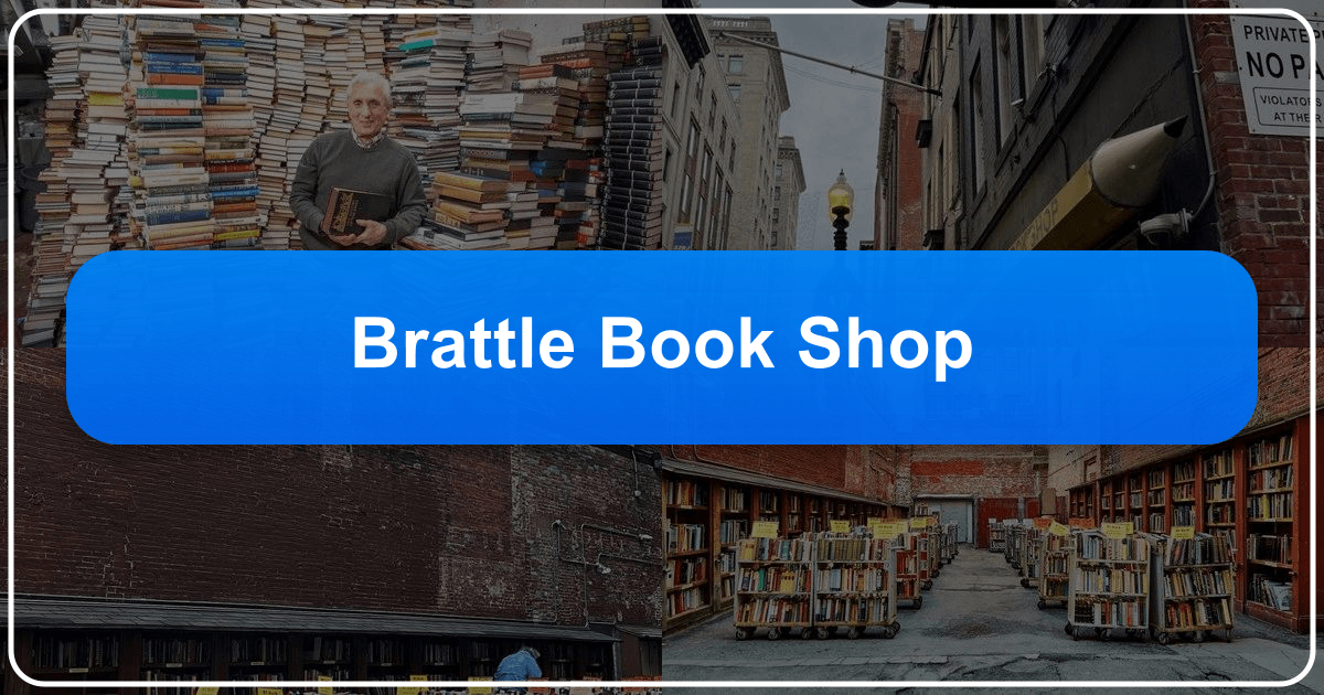 The Brattle Book Shop: a historic Boston bookstore with a vast collection and rich cultural significance. /images/brattle-book-shop.png