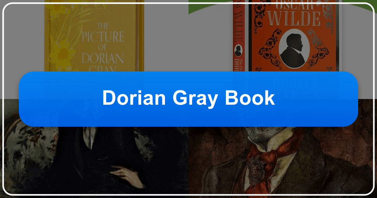 Oscar Wilde's "The Picture of Dorian Gray" is a profound exploration of morality and beauty. /images/dorian-gray-book.png