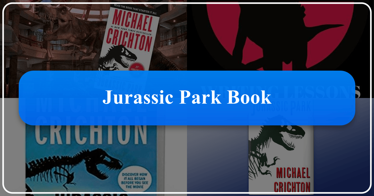 Exploring Michael Crichton's Jurassic Park: literary merit, cultural impact, and enduring legacy in science fiction. /images/jurassic-park-book.png