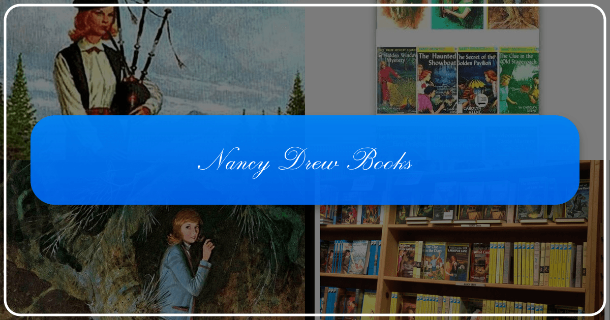 Exploring the Nancy Drew series, its genres, authors, and significant cultural impact on American children's literature. /images/nancy-drew-books.png