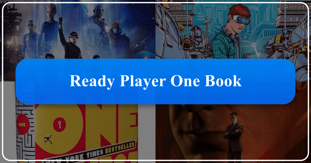Exploring Ernest Cline's sci-fi novel "Ready Player One" and its cultural impact and themes. /images/ready-player-one-book.png