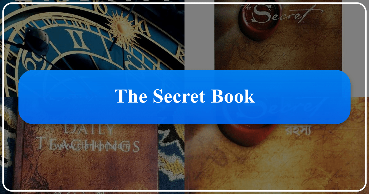 Rhonda Byrne's "The Secret" book impact and cultural phenomenon analyzed in-depth, exploring its self-help genre significance. /images/the-secret-book.png