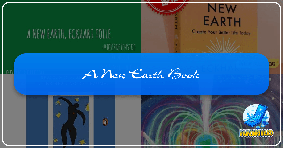 Exploring *A New Earth*: A transformative guide to spiritual awakening and conscious living by Eckhart Tolle. /images/a-new-earth-book.png