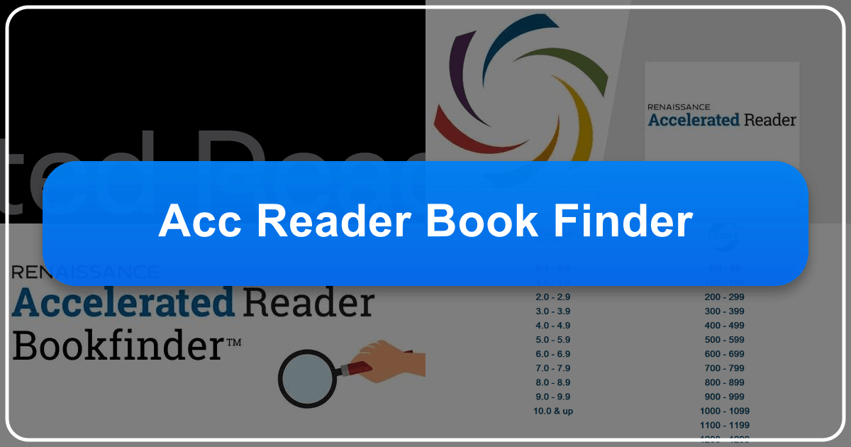 The ACC Reader Book Finder: A comprehensive guide to Accelerated Reading and book discovery. /images/acc-reader-book-finder.png