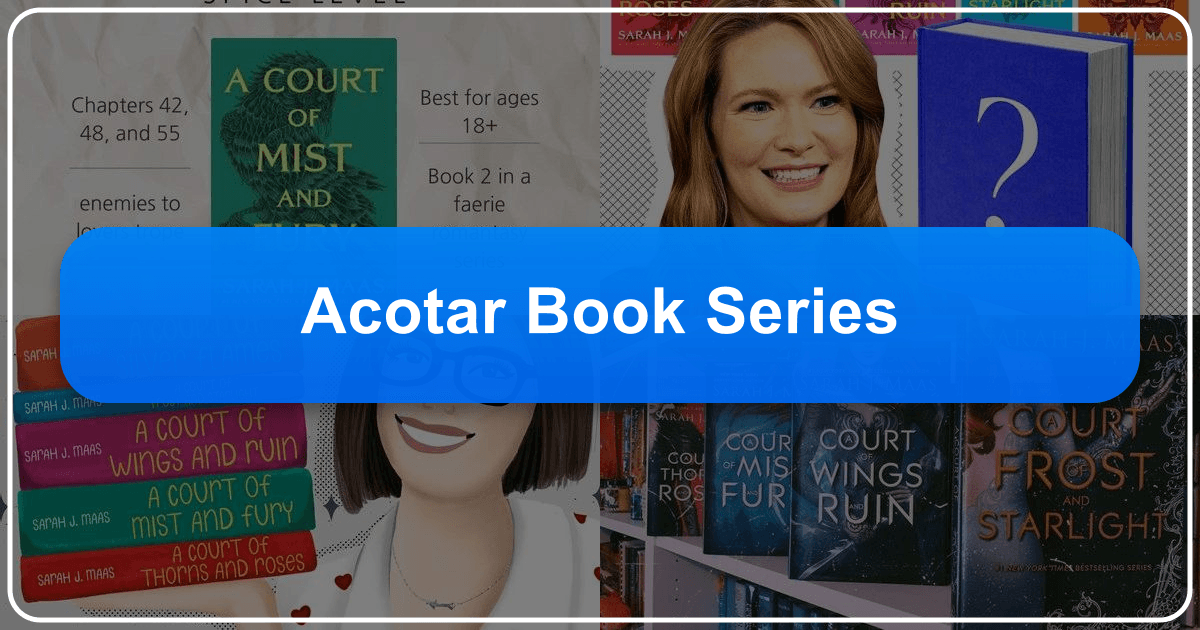 Exploring the literary merit and cultural impact of Sarah J. Maas's A Court of Thorns and Roses series. /images/acotar-book-series.png