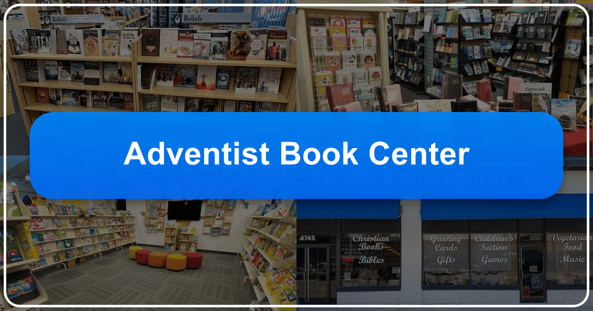 Adventist Book Centers serve as hubs for faith, community, and Christian literature, offering diverse resources. /images/adventist-book-center.png