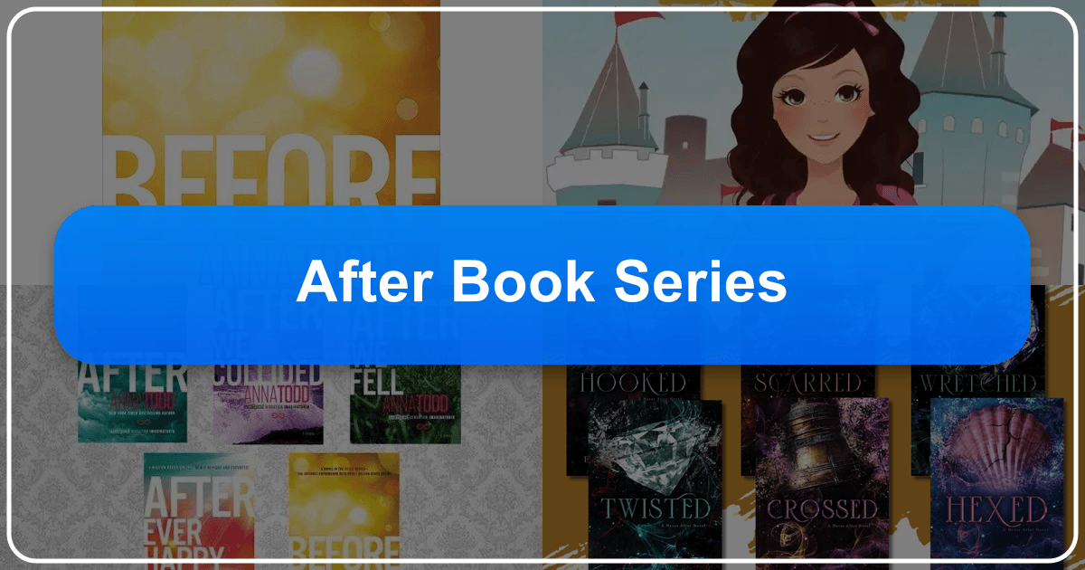 Exploring Anna Todd's "After" series, a global publishing and film phenomenon, and its cultural impact. /images/after-book-series.png
