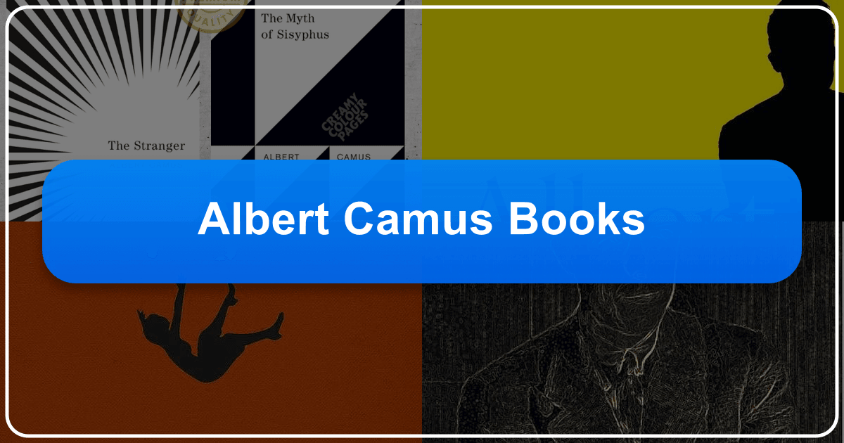 Exploring Albert Camus's profound literary works and philosophical insights on absurdity and human condition. /images/albert-camus-books.png