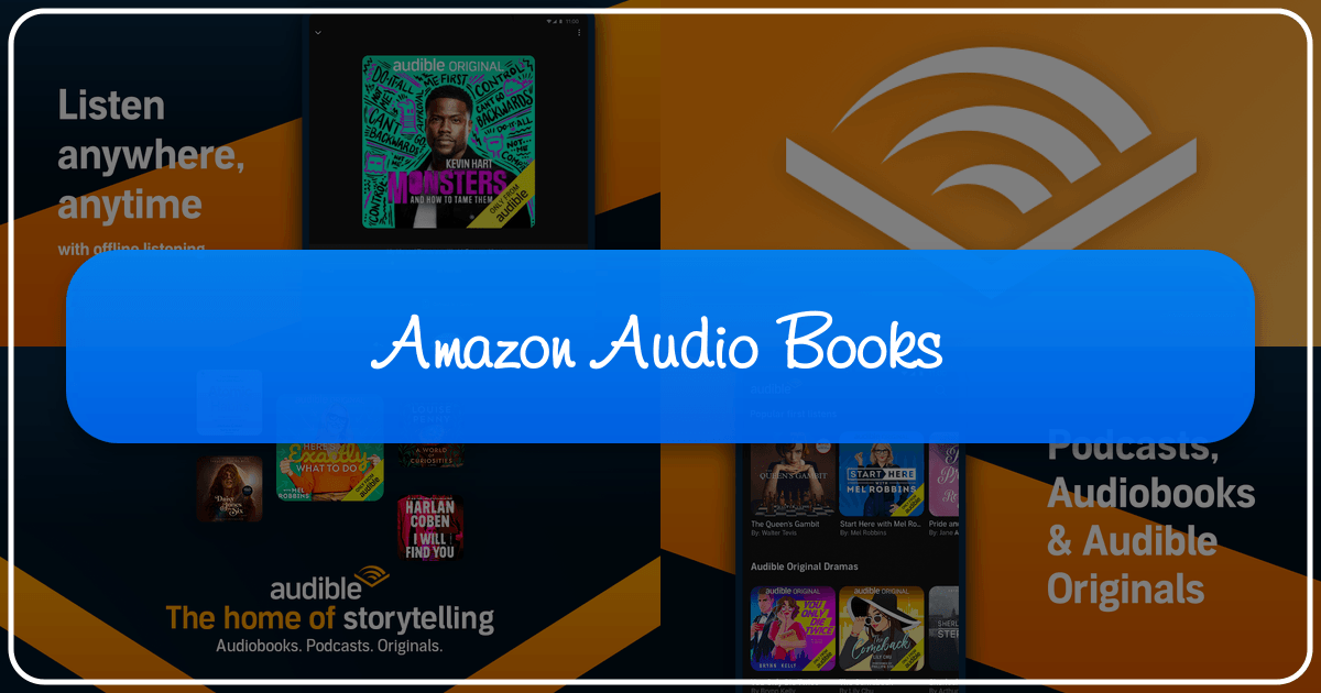 Amazon's Audible service revolutionizes audiobook consumption with vast content and flexible subscription models. /images/amazon-audio-books.png