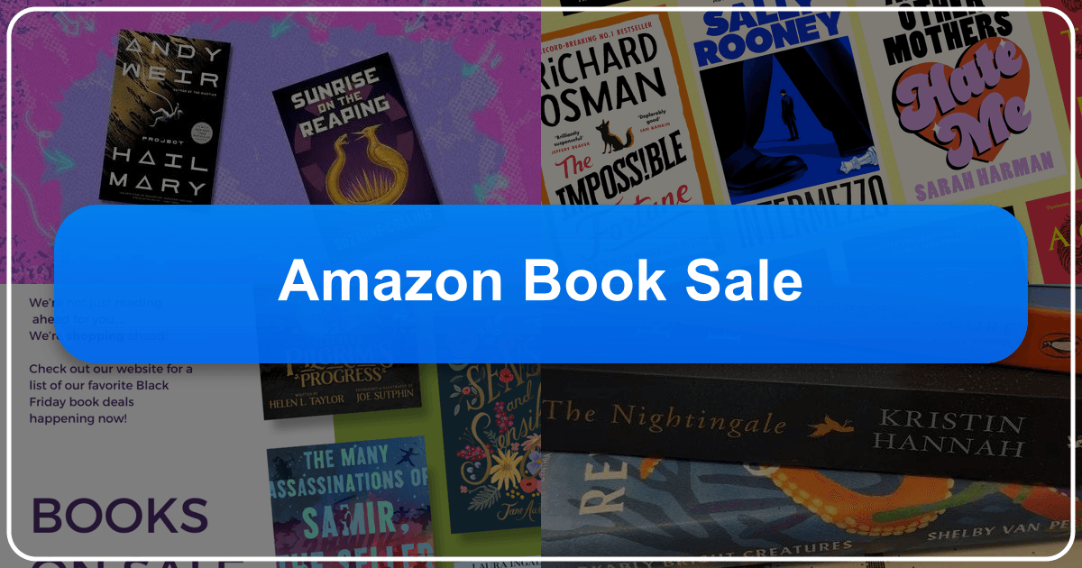 Amazon Book Sale offers discounts on various genres and formats, shaping reading habits and cultural trends significantly online. /images/amazon-book-sale.png