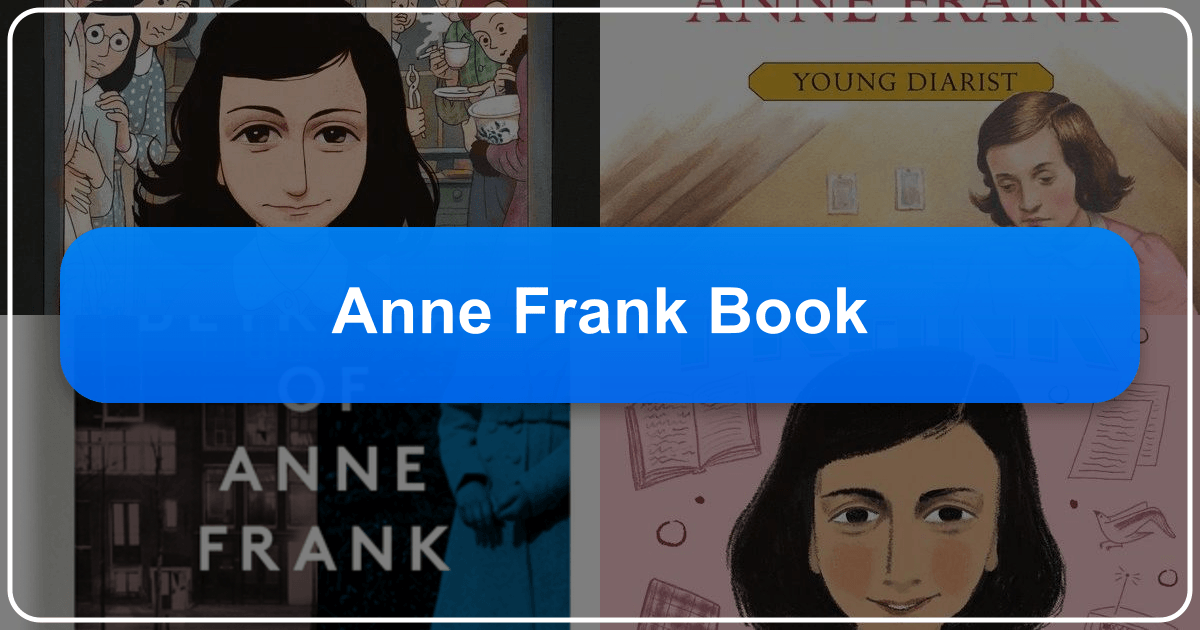 Exploring the timeless legacy and impact of Anne Frank's iconic diary as literature and historical document. /images/anne-frank-book.png