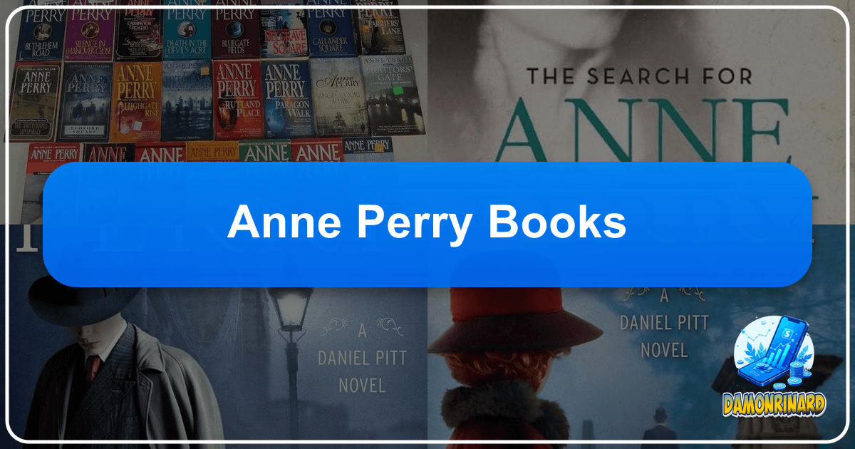 Exploring the literary world and legacy of author Anne Perry's historical mystery novels and their cultural impact. /images/anne-perry-books.png