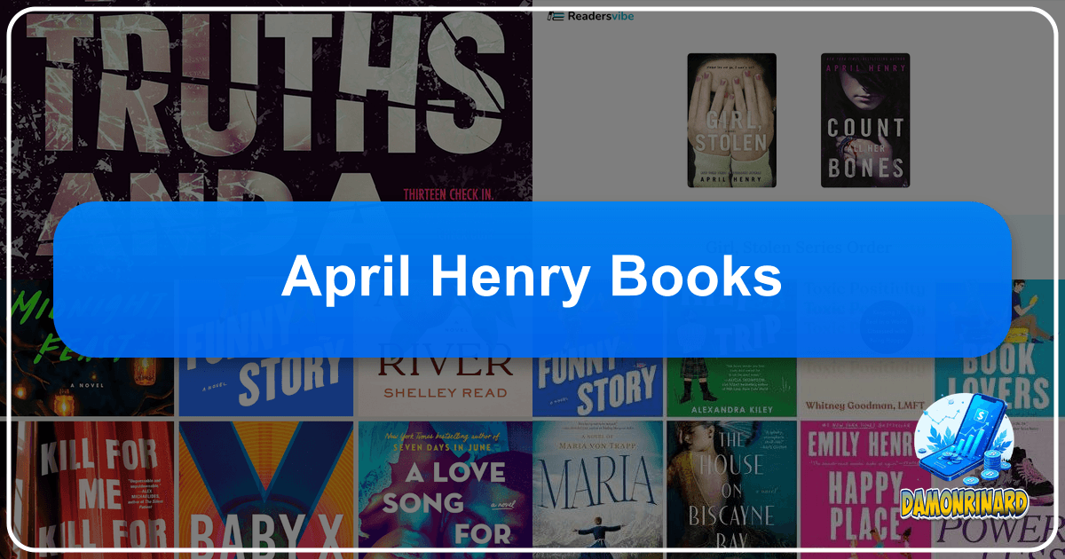 April Henry's thrilling novels masterfully blend suspense, intrigue, and human resilience, captivating readers worldwide. /images/april-henry-books.png