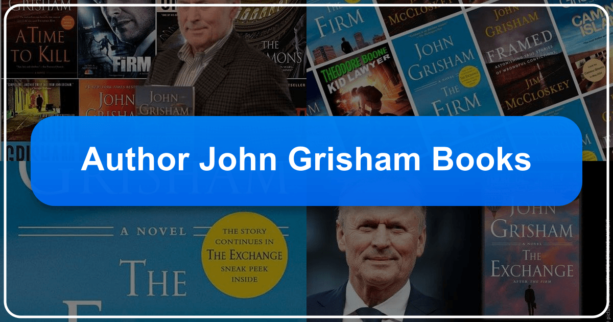 Exploring John Grisham's captivating legal thrillers and their significant cultural impact on literature and society worldwide instantly. /images/author-john-grisham-books.png