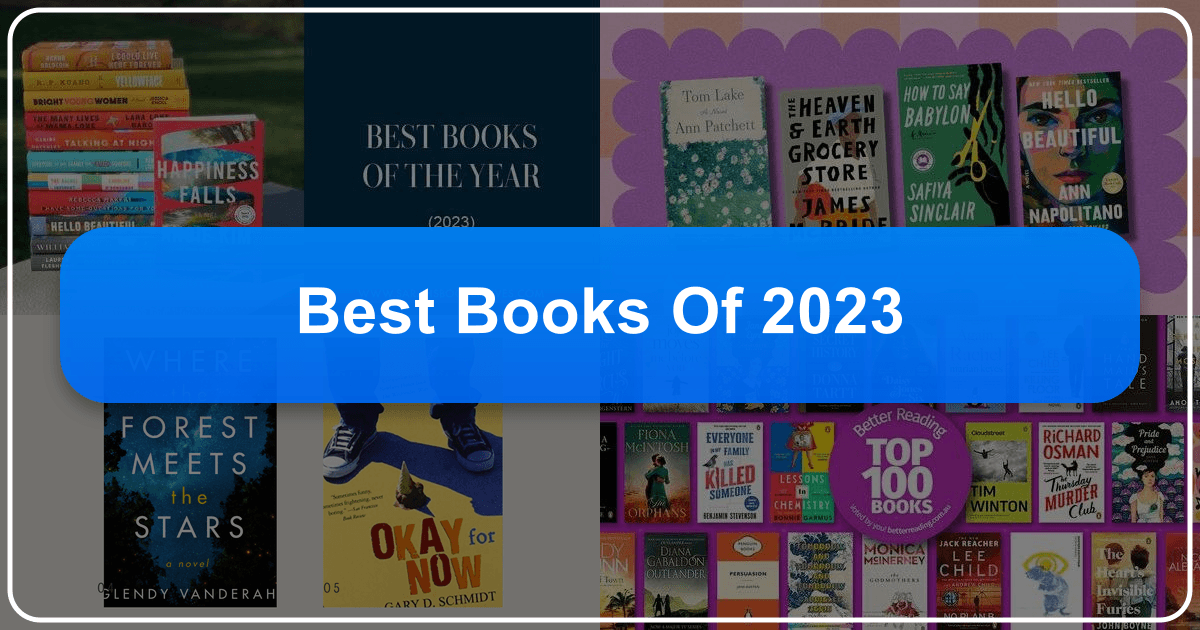 Comprehensive review of 2023's best books across genres and authors from Lbibinders.org. /images/best-books-of-2023.png