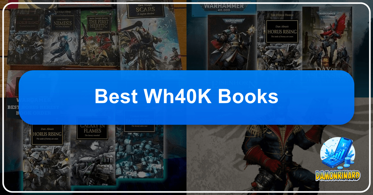 Exploring the grimdark world of Warhammer 40,000 through its best books and literary impact. /images/best-wh40k-books.png