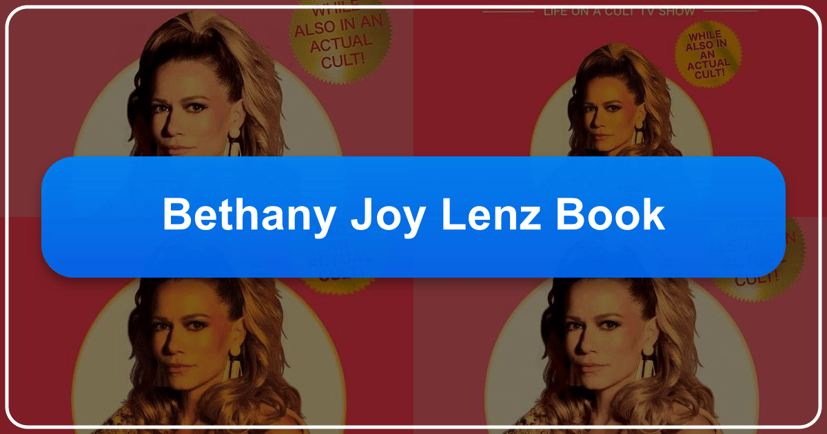 Exploring Bethany Joy Lenz's literary world and contributions beyond her acting career. /images/bethany-joy-lenz-book.png
