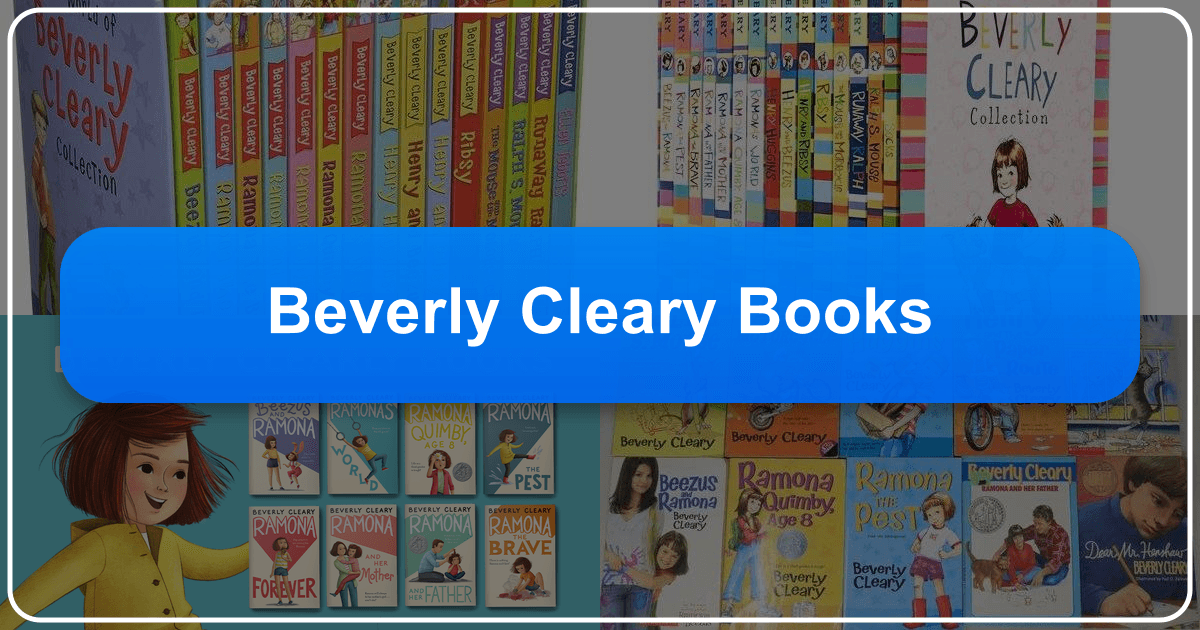 Beverly Cleary's books: timeless classics of children's literature with relatable characters and valuable life lessons. /images/beverly-cleary-books.png