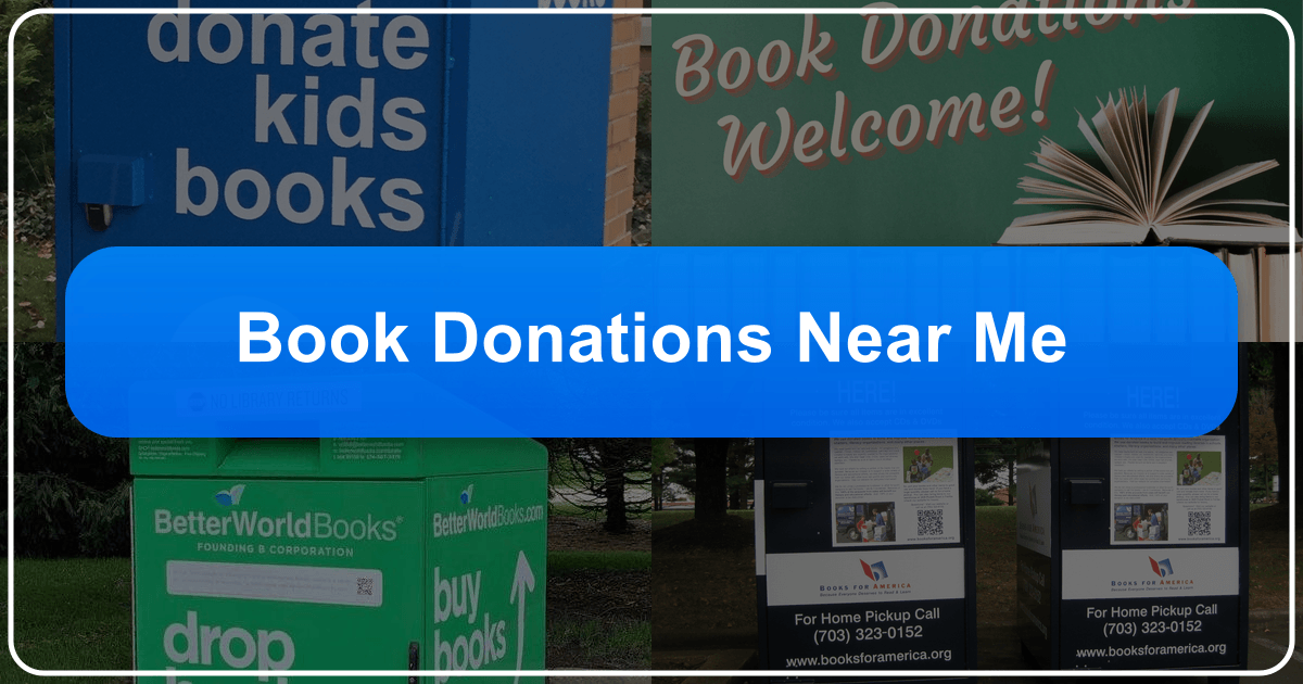 Donating books near you to support literacy and community enrichment through various organizations and resources. /images/book-donations-near-me.png