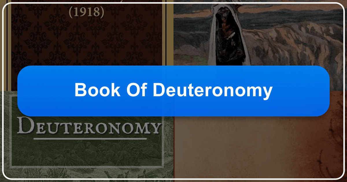 Exploring the Book of Deuteronomy's literary, theological, and cultural significance and lasting impact. /images/book-of-deuteronomy.png