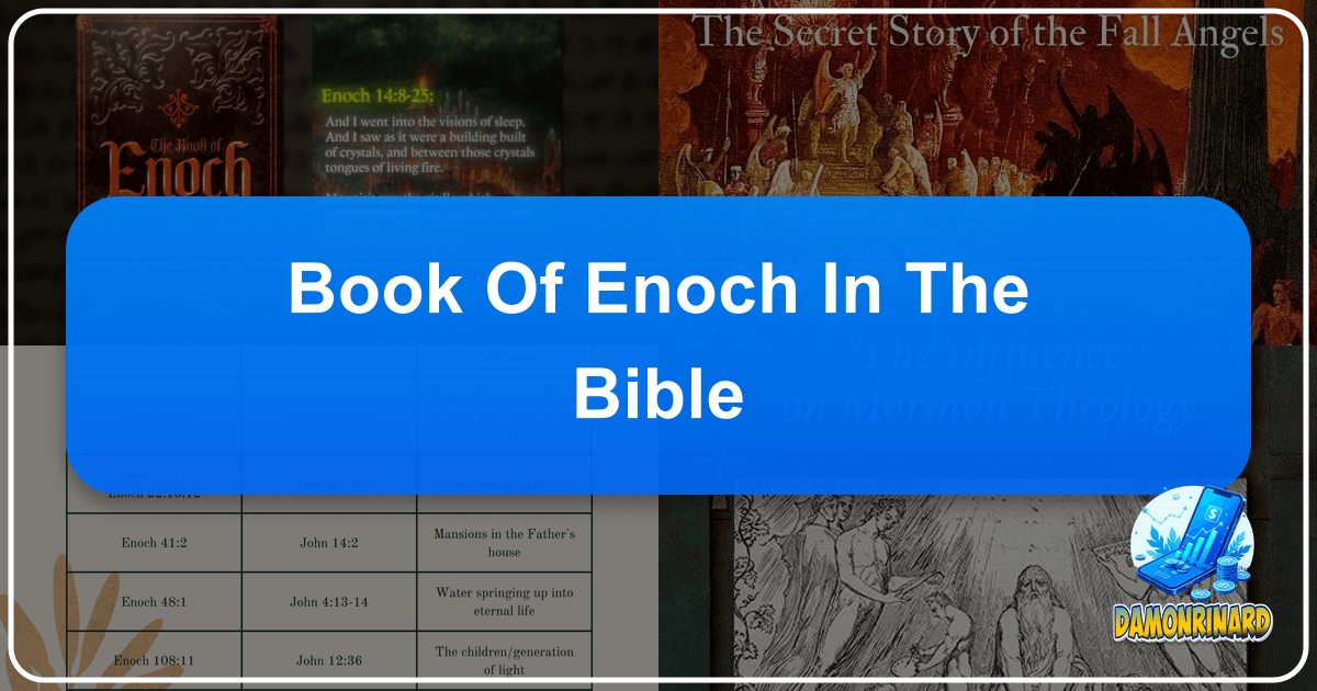 Exploring the Book of Enoch's biblical connections, cultural resonance, and enduring legacy in religious history and literature. /images/book-of-enoch-in-the-bible.png