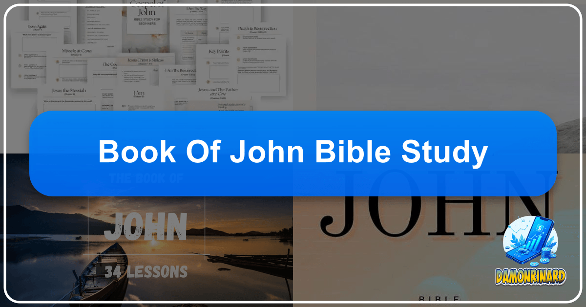 Exploring the profound theology and timeless relevance of the Gospel of John in Christian faith and modern life. /images/book-of-john-bible-study.png
