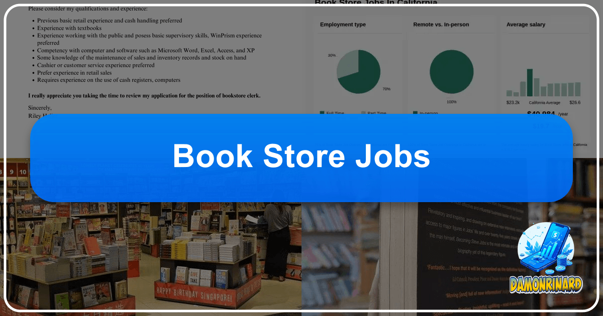 Exploring diverse careers and essential skills in the dynamic world of bookstores and literary communities. /images/book-store-jobs.png
