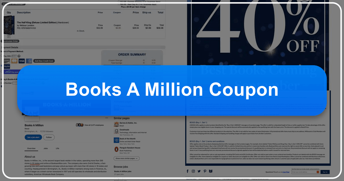 Exploring the world of literature with a Books-A-Million coupon and its cultural impact. /images/books-a-million-coupon.png