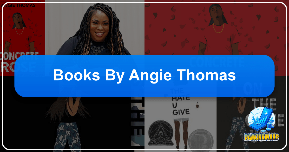 Exploring Angie Thomas's impactful novels and her profound influence on contemporary literature and social justice. /images/books-by-angie-thomas.png