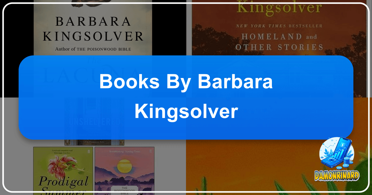 Exploring Barbara Kingsolver's literary world, themes, and impact on contemporary American literature and culture. /images/books-by-barbara-kingsolver.png