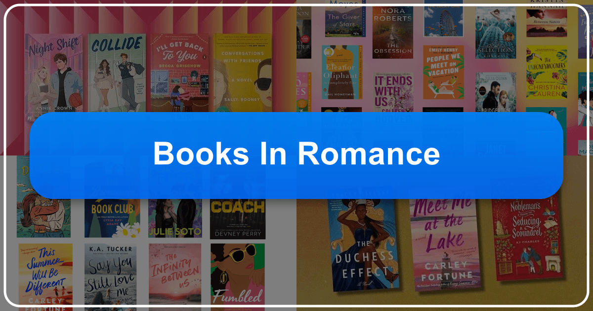 Exploring the diverse world of romance novels and their enduring appeal to readers worldwide. /images/books-in-romance.png