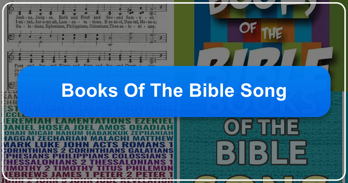 Exploring the complex literary landscape and cultural impact of the Bible beyond a simple song. /images/books-of-the-bible-song.png