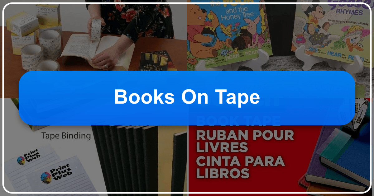 Exploring the world of audiobooks, their evolution, and cultural impact on society and individuals. /images/books-on-tape.png