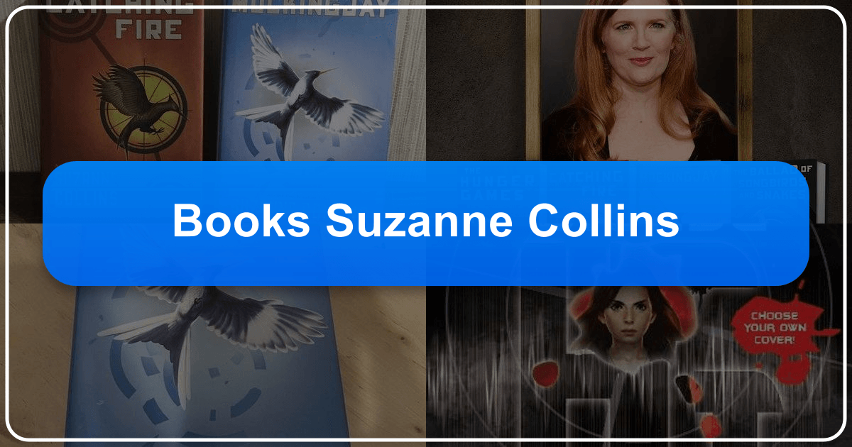 Exploring Suzanne Collins' literary works, style, and impact beyond the Hunger Games trilogy. /images/books-suzanne-collins.png