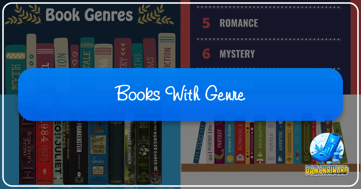 Exploring the vast literary cosmos through genres, authors, and readers, navigating fiction and non-fiction. /images/books-with-genre.png