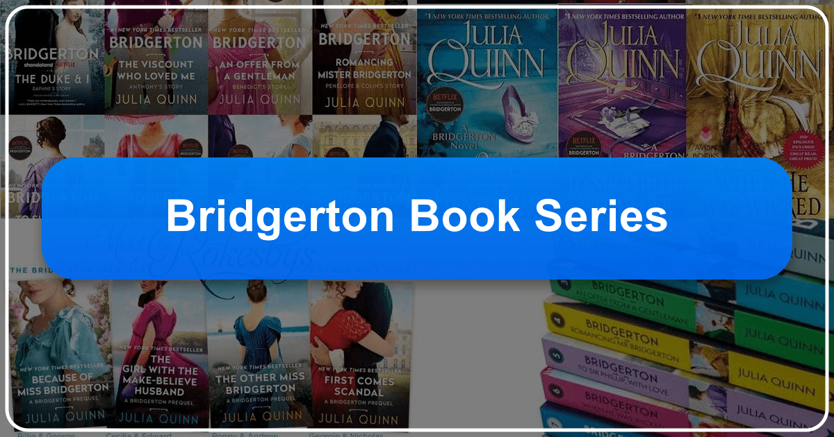 A comprehensive guide to Julia Quinn's captivating Bridgerton book series and its unforgettable Regency romance novels. /images/bridgerton-book-series.png