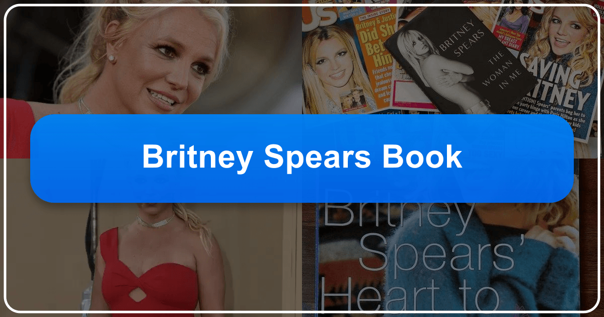 Britney Spears' memoir "The Woman in Me" sparks global conversation on trauma, resilience, and fame's complexities. /images/britney-spears-book.png