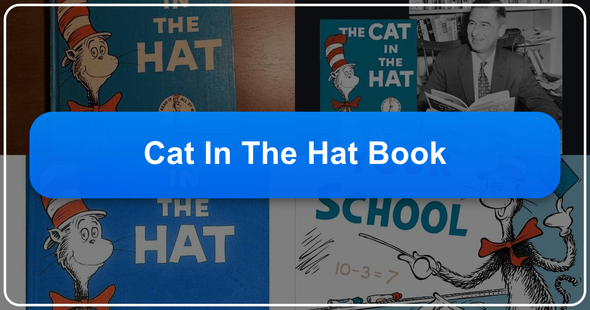 The Cat in the Hat: a children's book with enduring impact and literary significance. /images/cat-in-the-hat-book.png