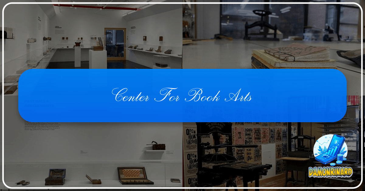 Exploring the literary world, from books to authors, reading, libraries, and cultural impact, in a comprehensive guide. /images/center-for-book-arts.png