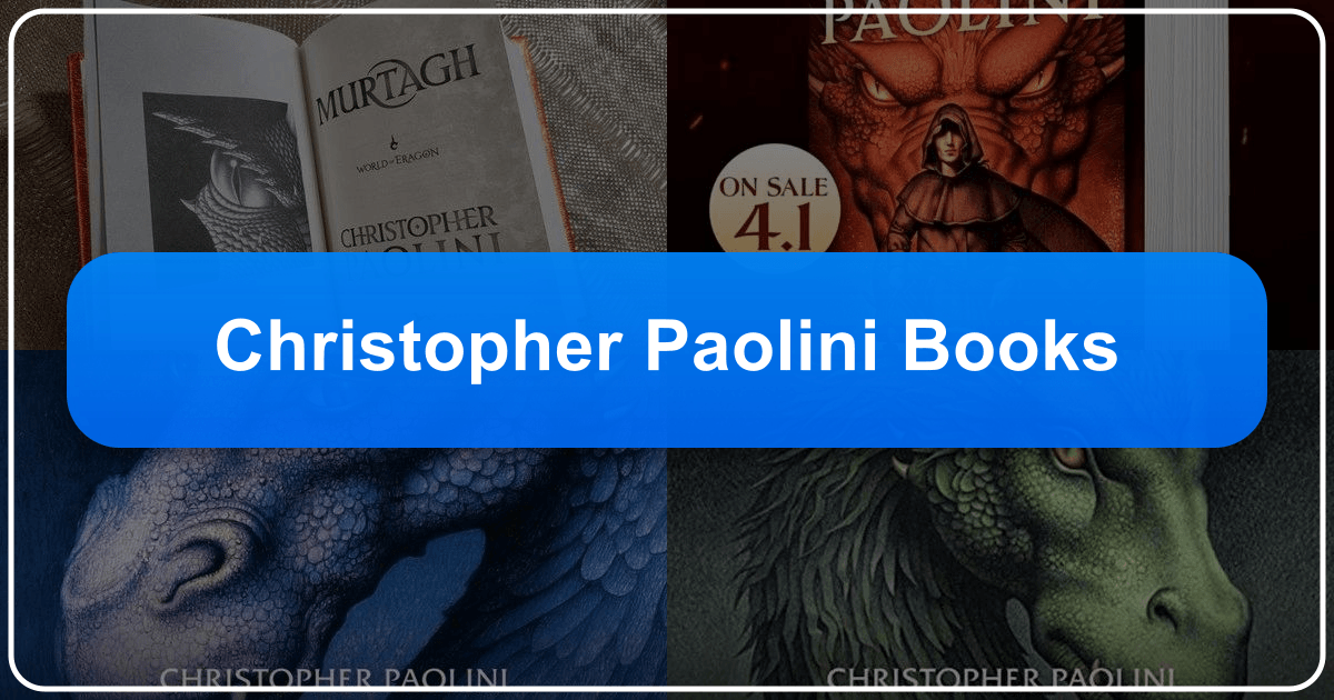 Exploring Christopher Paolini's Inheritance Cycle and its lasting impact on fantasy literature and readers worldwide deeply. /images/christopher-paolini-books.png