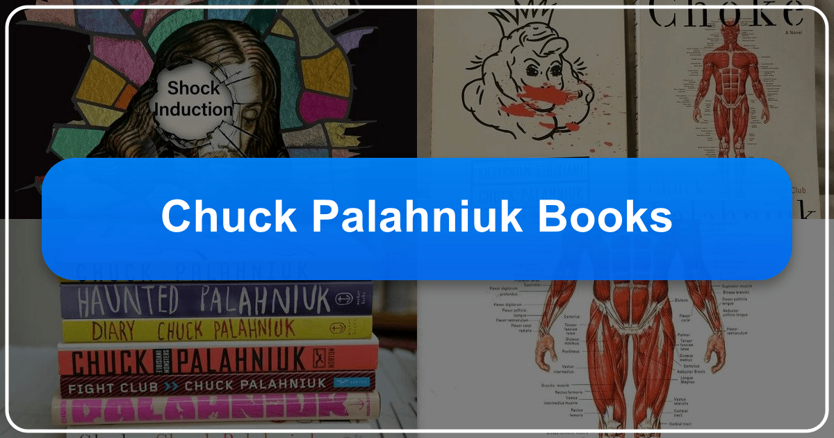 Exploring Chuck Palahniuk's dark and twisted literary worlds and their lasting impact on culture. /images/chuck-palahniuk-books.png