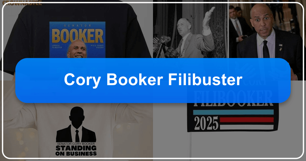 Cory Booker's 25-hour Senate speech analyzed through literary, historical, and political lenses. /images/cory-booker-filibuster.png