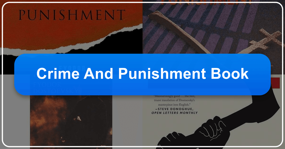A deep dive into Dostoevsky's masterpiece, Crime and Punishment, exploring its themes and cultural impact. /images/crime-and-punishment-book.png