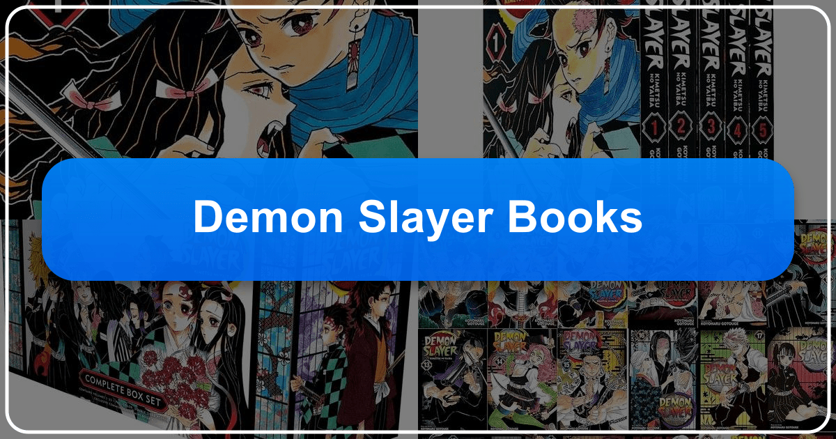Exploring the literary phenomenon and cultural impact of the Demon Slayer franchise and its books. /images/demon-slayer-books.png
