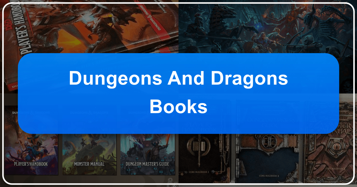 Dungeons & Dragons books: a diverse literary world of fantasy, adventure, and endless possibilities for readers and gamers. /images/dungeons-and-dragons-books.png