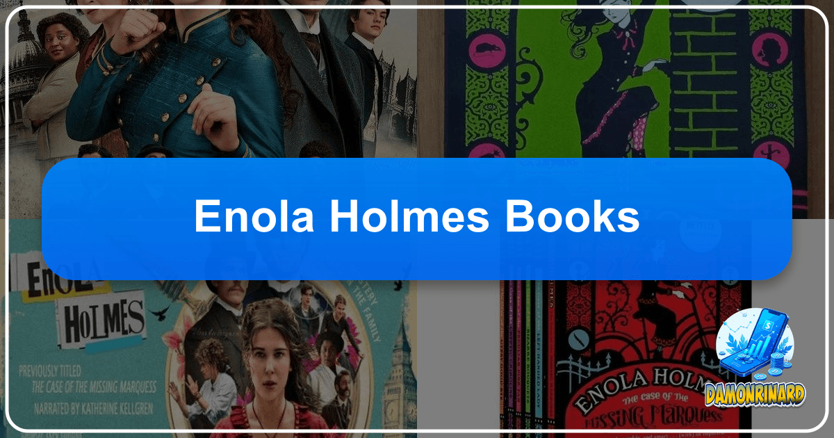 Delving into Nancy Springer's "Enola Holmes Mysteries" series, a fresh take on Victorian intrigue and detective work. /images/enola-holmes-books.png