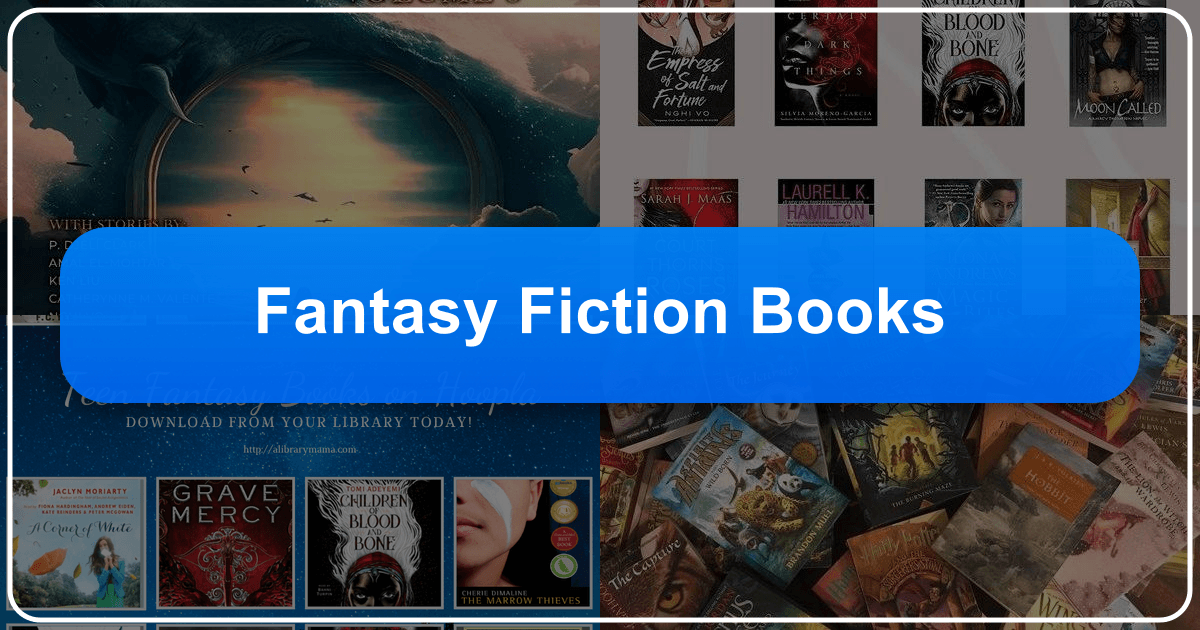 Exploring fantasy fiction books and their impact on readers and culture through various subgenres and authors. /images/fantasy-fiction-books.png