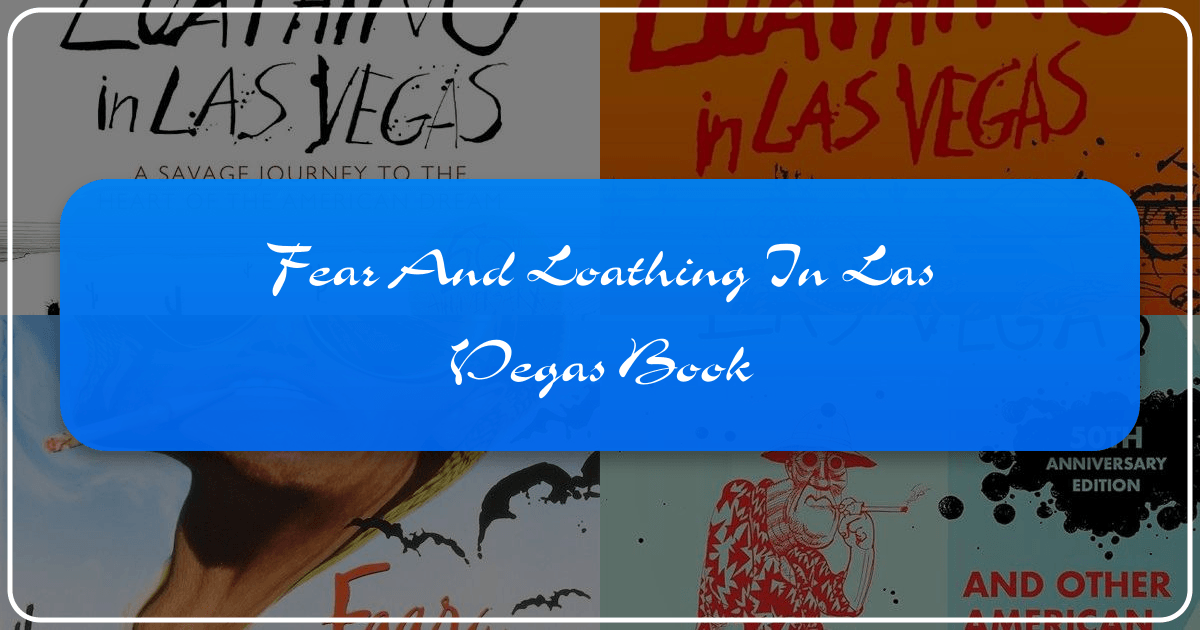 Hunter S. Thompson's Fear and Loathing in Las Vegas: a cultural phenomenon and literary masterpiece. /images/fear-and-loathing-in-las-vegas-book.png